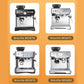 Coffee Grinder Powder Blowing Bean Bin Storage Container, For Breville 8 Series, For Barsetto
