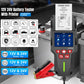 KONNWEI KW700 battery tester with color display and printer-style controls