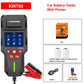 KONNWEI KW700 car battery tester kit with printer paper and Type-C cable