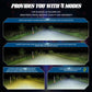 Car LED headlight beam modes showing sports, comfort, eco, and flash settings