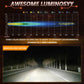2pcs/Pack 35W 3600LM 6500K Car Square HD Large Lens Spotlight Work Light