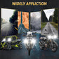 30W 3000LM 6000K Motorcycle Dual Lens LED Spotlight with Control Cable Set