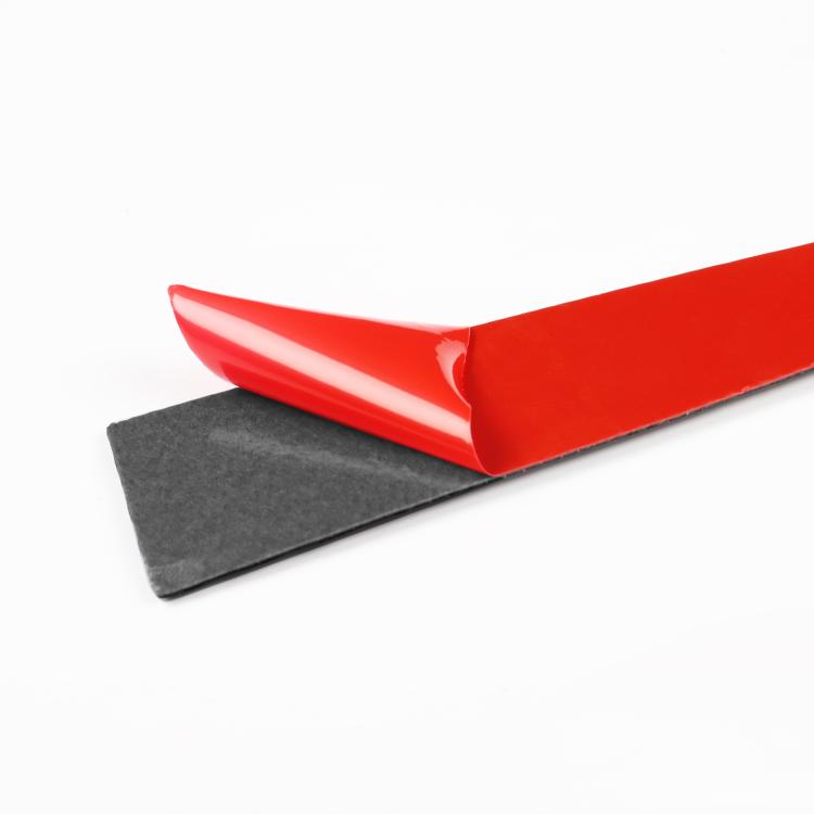 Red carbon-fiber reading light panel sticker with backing tape