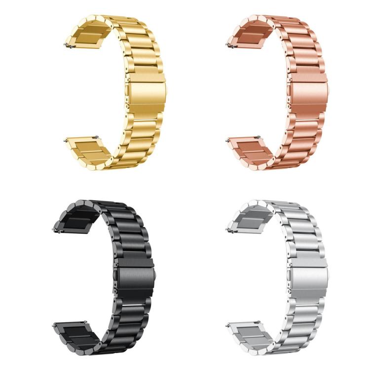 xDfind metal watch band in gold, rose gold, black, and silver finishes
