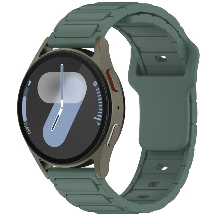 I-Shaped Solid Color Silicone Watch Band, 18mm