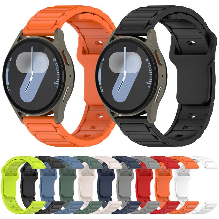 I-Shaped Solid Color Silicone Watch Band, 18mm