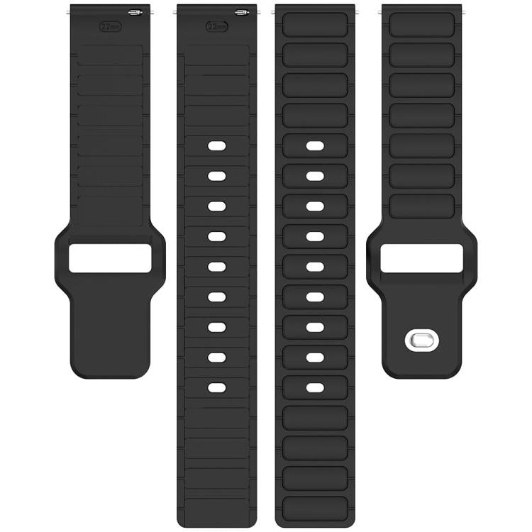 I-Shaped Solid Color Silicone Watch Band, 18mm