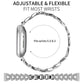 20mm xDfind Small Twist Diamond Metal Watch Band, For Fitbit Versa 4 / 3 / Sense / Sense 2