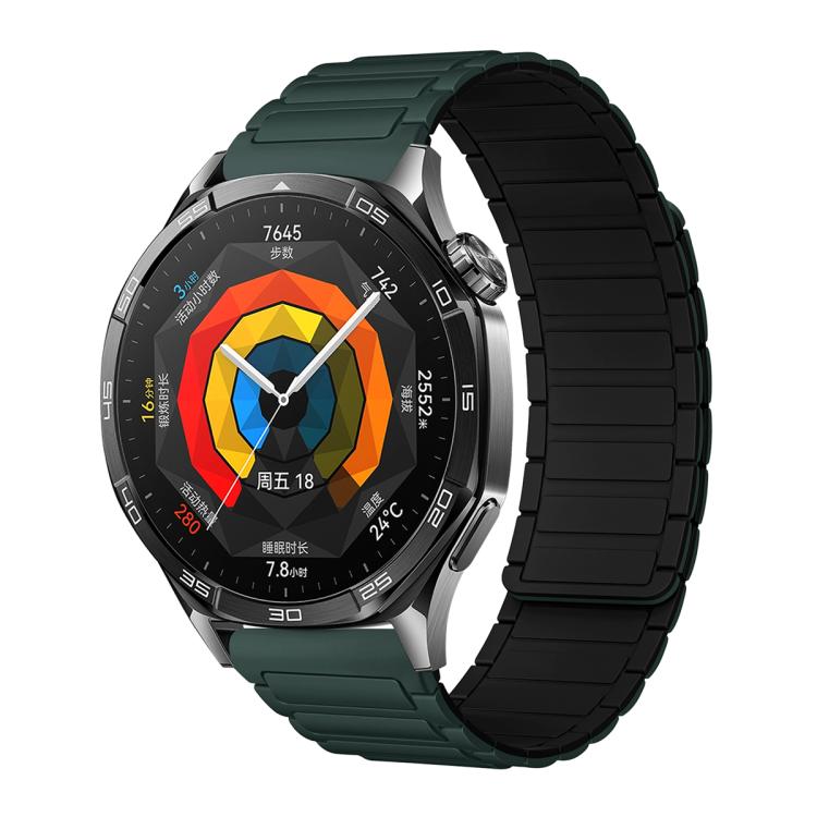 Tri-beads Magnetic Silicone Watch Band, 18mm, 20mm, 22mm