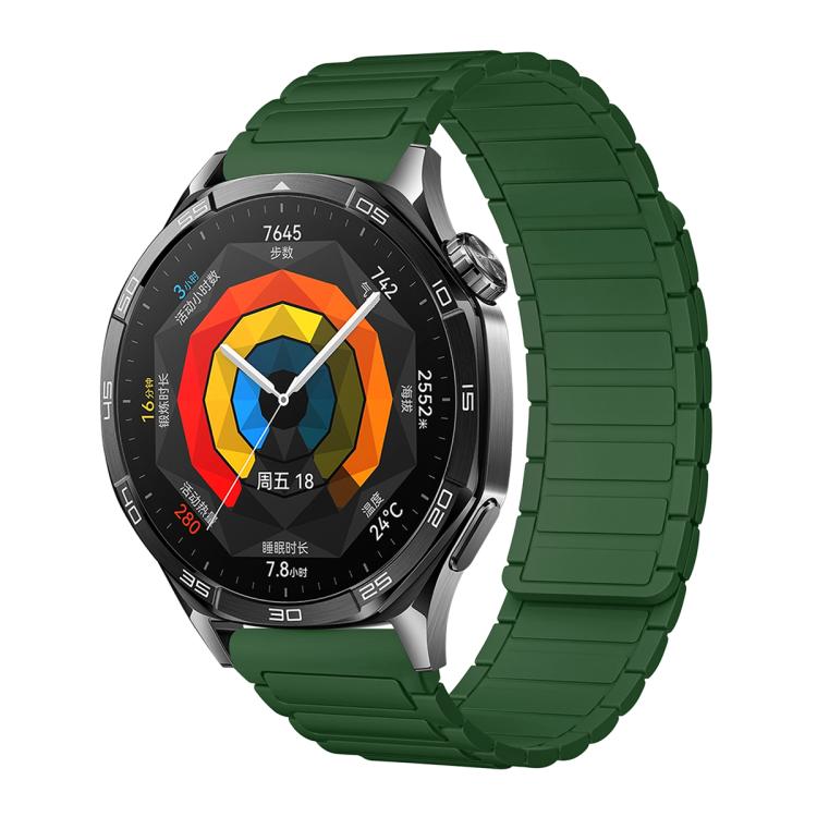 Tri-beads Magnetic Silicone Watch Band, 18mm, 20mm, 22mm