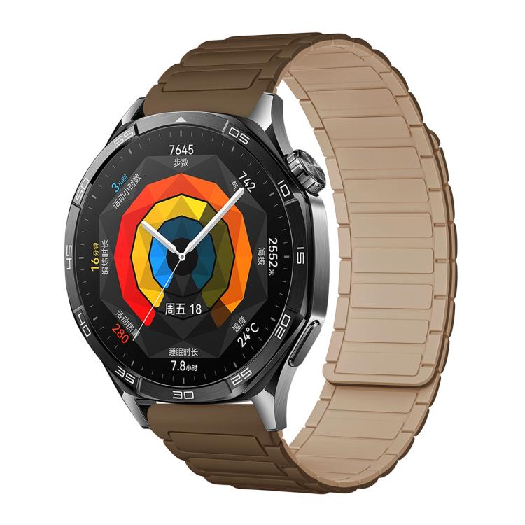 Tri-beads Magnetic Silicone Watch Band, 18mm, 20mm, 22mm