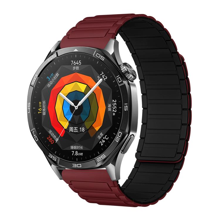 Tri-beads Magnetic Silicone Watch Band, 18mm, 20mm, 22mm