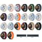 Tri-beads Magnetic Silicone Watch Band, 18mm, 20mm, 22mm