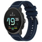 xDfind Hybrid Nylon Braid Silicone Watch Band, 22mm For Suunto Race S / Race / 9 Peak