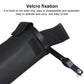 Drumstick bag with Velcro closure and black strap over the barrel