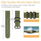 xDfind Ring Buckle Nylon Canvas Watch Band, 18mm, 22mm, 20mm, 24mm