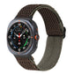 Wave Pattern Nylon Braided Watch Band, For Galaxy Watch9 / 8 / 8 Classic