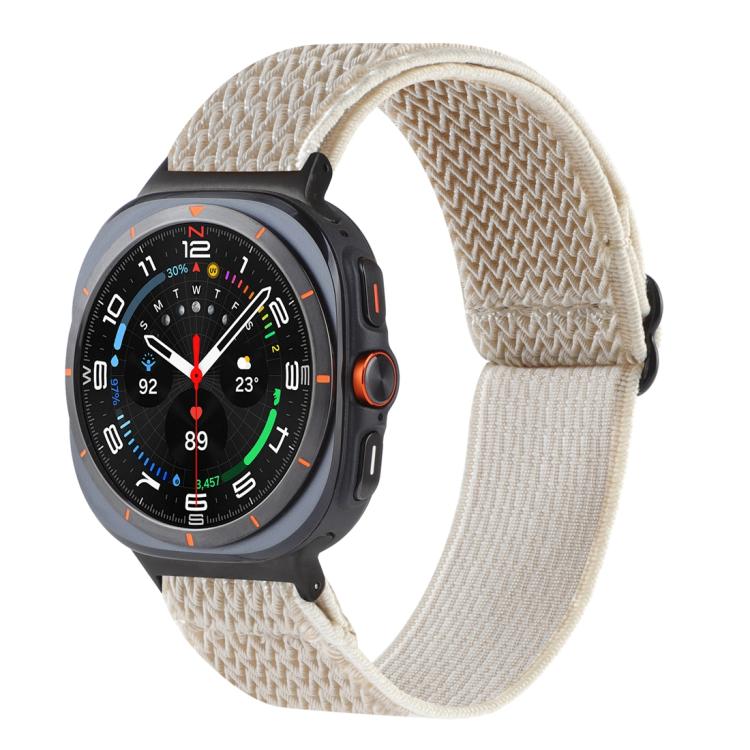 Wave Pattern Nylon Braided Watch Band, For Galaxy Watch9 / 8 / 8 Classic