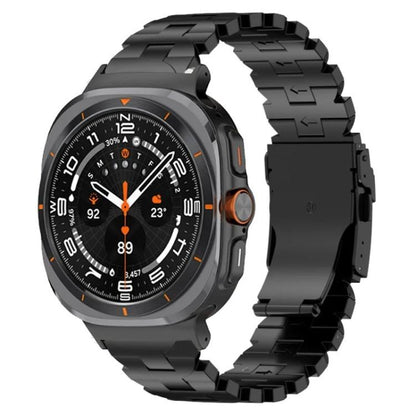 Butterfly Safety Buckle Titanium Alloy Watch Band, For Galaxy Watch9 / 8 / 8 Classic