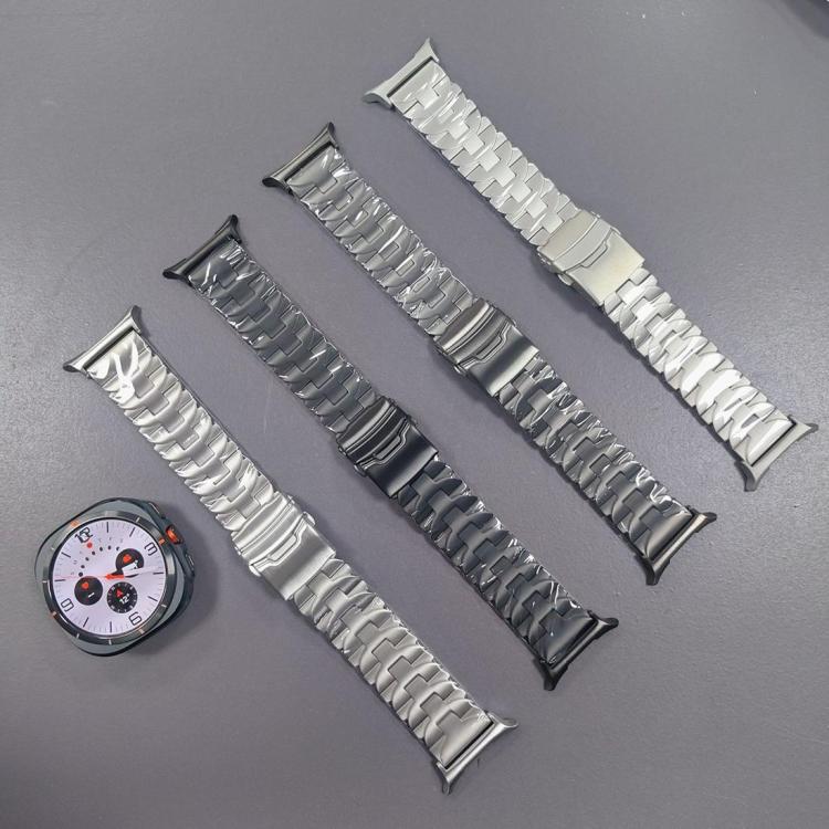 Butterfly Safety Buckle Titanium Alloy Watch Band, For Galaxy Watch9 / 8 / 8 Classic