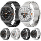 Butterfly Safety Buckle Titanium Alloy Watch Band, For Galaxy Watch9 / 8 / 8 Classic