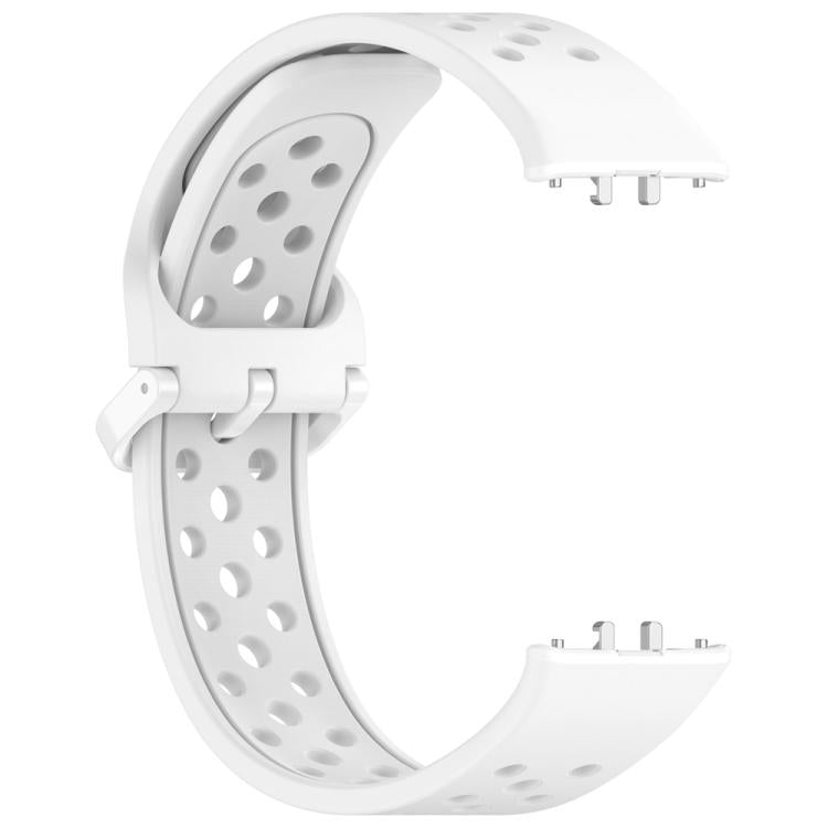 xDfind Colorful Buckle Solid Color Breathable Silicone Watch Band, For Samsung Galaxy Fit3