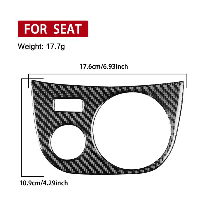 Carbon fiber-look water cup panel sticker template with large circle and small holes, black