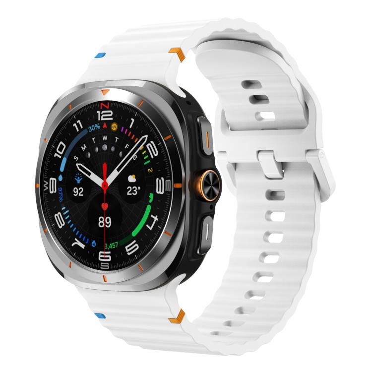 xDfind Wave Stitching Silicone Watch Band, For Galaxy Watch Ultra2 2026 / 2025 / 1 2024