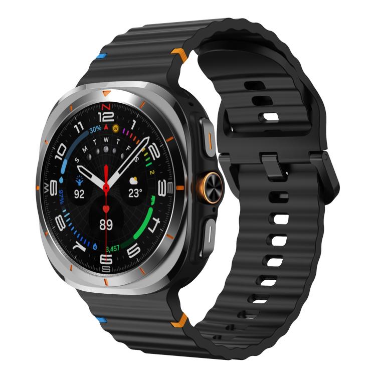 xDfind Wave Stitching Silicone Watch Band, For Galaxy Watch Ultra2 2026 / 2025 / 1 2024