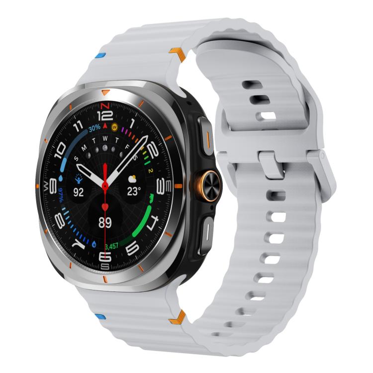 xDfind Wave Stitching Silicone Watch Band, For Galaxy Watch Ultra2 2026 / 2025 / 1 2024