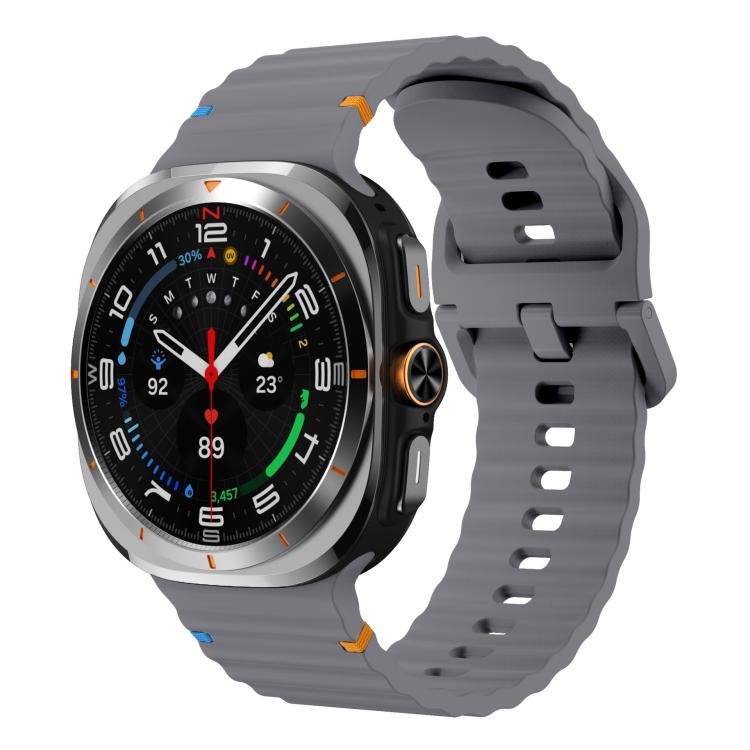 xDfind Wave Stitching Silicone Watch Band, For Galaxy Watch Ultra2 2026 / 2025 / 1 2024