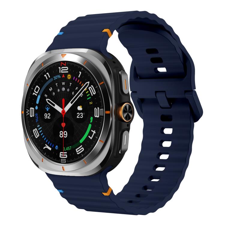 xDfind Wave Stitching Silicone Watch Band, For Galaxy Watch Ultra2 2026 / 2025 / 1 2024