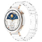 Ceramic Quick Release Folding Buckle Stainless Steel Watch Band, 18mm