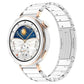 Ceramic Quick Release Folding Buckle Stainless Steel Watch Band, 18mm