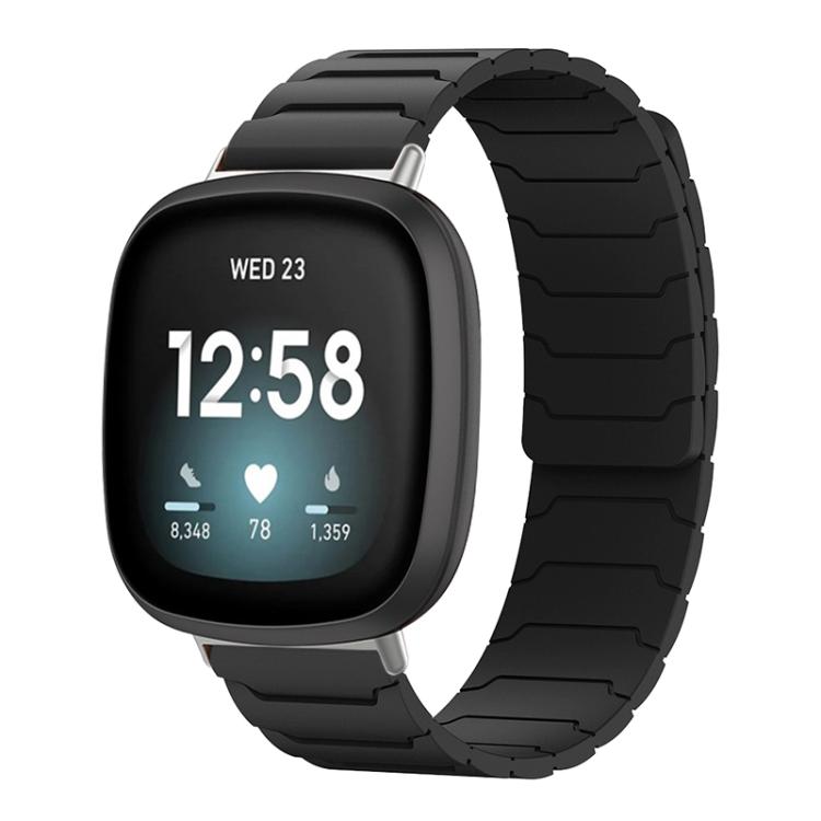 xDfind Magnetic Silicone Watch Band, For Fitbit Versa 4 / 3 / Sense 2 / Sense