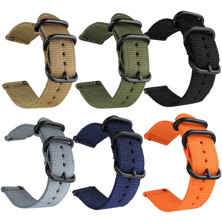 xDfind Ring Buckle Nylon Canvas Watch Band, For Google Pixel 5 / 4 / 3 / 2 / 1 41mm, For Google Pixel Watch 5 / 4 / 3 45mm