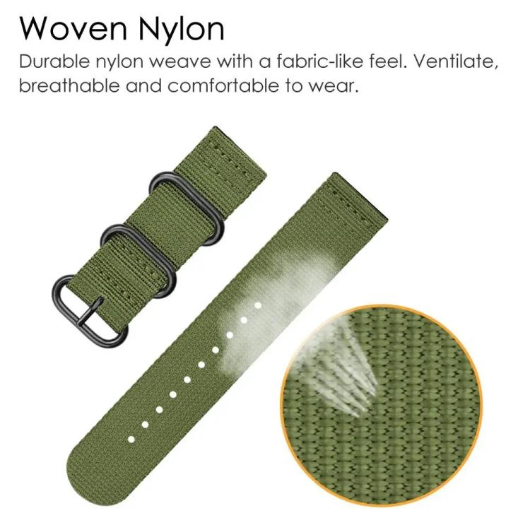 xDfind Ring Buckle Nylon Canvas Watch Band, For Google Pixel 5 / 4 / 3 / 2 / 1 41mm, For Google Pixel Watch 5 / 4 / 3 45mm