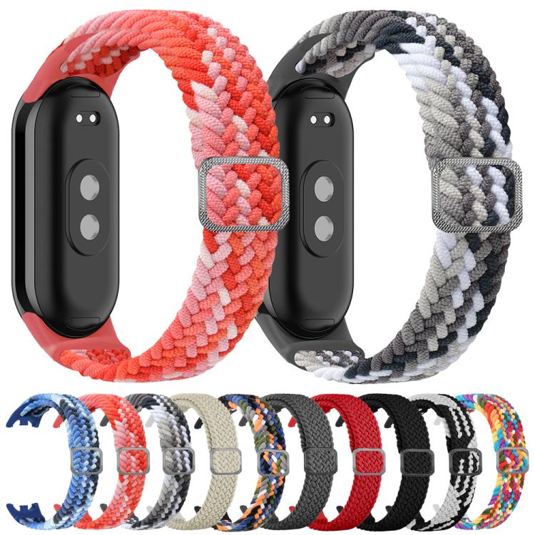 xDfind Adjustable Elastic Nylon Braided Watch Band, For Xiaomi Smart Band 11 / 10 / 9 / 8