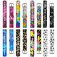 xDfind Silver Buckle Painting Silicone Watch Band For Fitbit Luxe, S, L