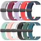 xDfind  Flat Head Groove Folding Black Buckle Silicone Watch Band, For Amazfit T-Rex 3