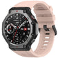 xDfind Solid Color Black Buckle Silicone Watch Band, For Amazfit T-Rex 3