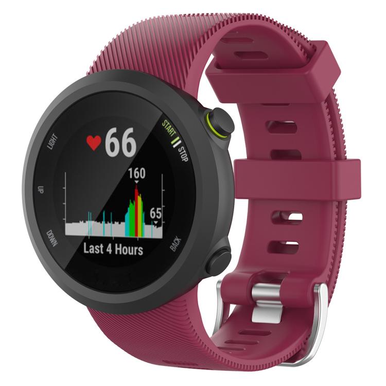 xDfind Twill Solid Color Silicone Watch Band, For Garmin Forerunner 45 / 45S / Swim 2