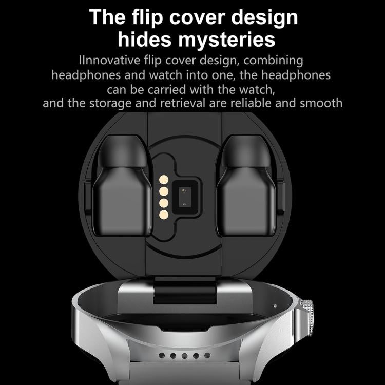 F36 1.46 inch TFT Color Screen 2 in 1 Bluetooth Earphone Smart Watch, Support Bluetooth Call / NFC
