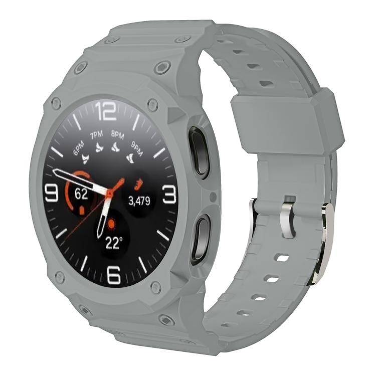 Light gray integrated TPU watch band with protective case for Galaxy Watch