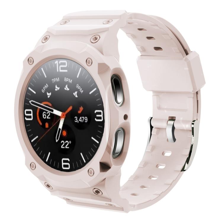 Starlight integrated TPU watch band with protective case and adjustable strap