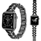 xDfind black V-shaped metal watch band shown with compatible watch cases
