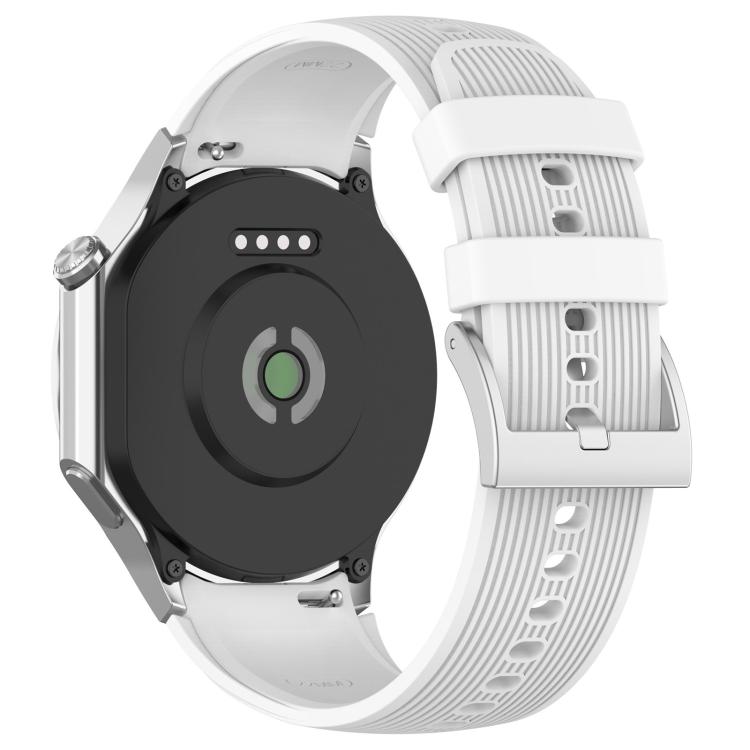 xDfind Silver Buckle Silicone Watch Band, For OPPO Watch X / X2 / OnePlus Watch 2
