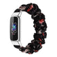 xDfind Polyester Elastic Wreath Watch Band For Fitbit Luxe, S, L