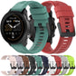 xDfind Black Buckle Solid Color Silicone Watch Band, For Garmin Forerunner 955
