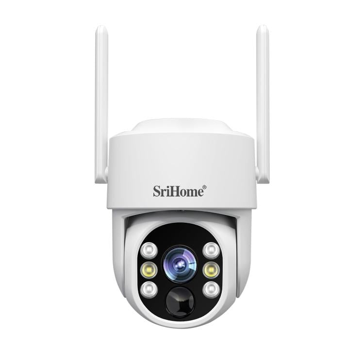 SriHome DH005 4MP 2K Low Power Consumption Wireless Security Camera System with Solar Panel, DH005